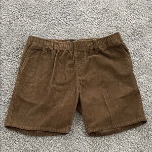 Wrangler x Billabong Men's Brown Corduroy Shorts